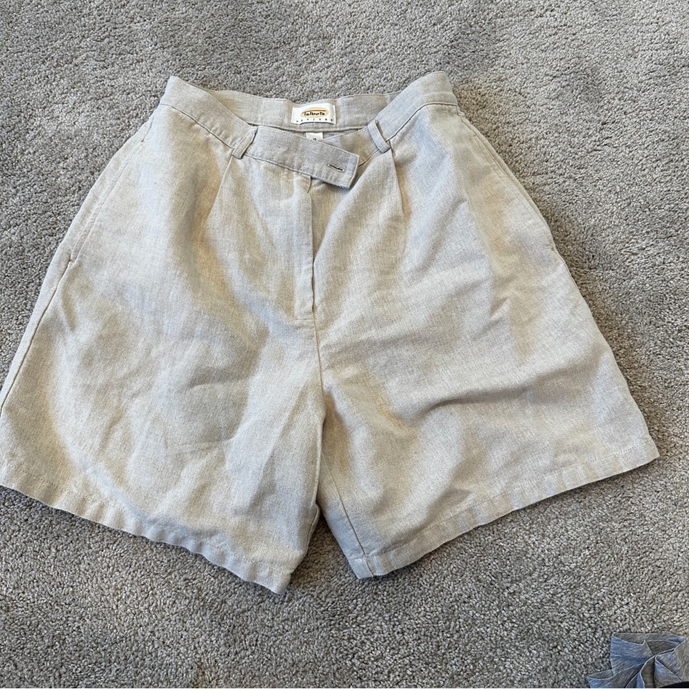 Talbots linen shorts